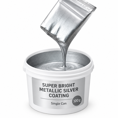 🎨 Vernice metallizzata argento a base d’acqua per rinnovare il metallo