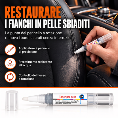 📢📢SCONTO DEL 60%! ⏰Penna ritocco per pelle per scarpe borse divani e giacche Ripristino colore e riparazione graffi