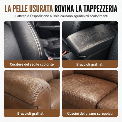 📢📢SCONTO DEL 60%! ⏰Penna ritocco per pelle per scarpe borse divani e giacche Ripristino colore e riparazione graffi