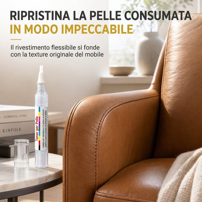 📢📢SCONTO DEL 60%! ⏰Penna ritocco per pelle per scarpe borse divani e giacche Ripristino colore e riparazione graffi