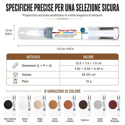 📢📢SCONTO DEL 60%! ⏰Penna ritocco per pelle per scarpe borse divani e giacche Ripristino colore e riparazione graffi