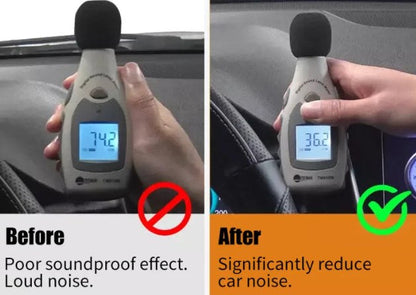 Tira de sellado de goma a prueba de polvo para reducción de ruido en coches